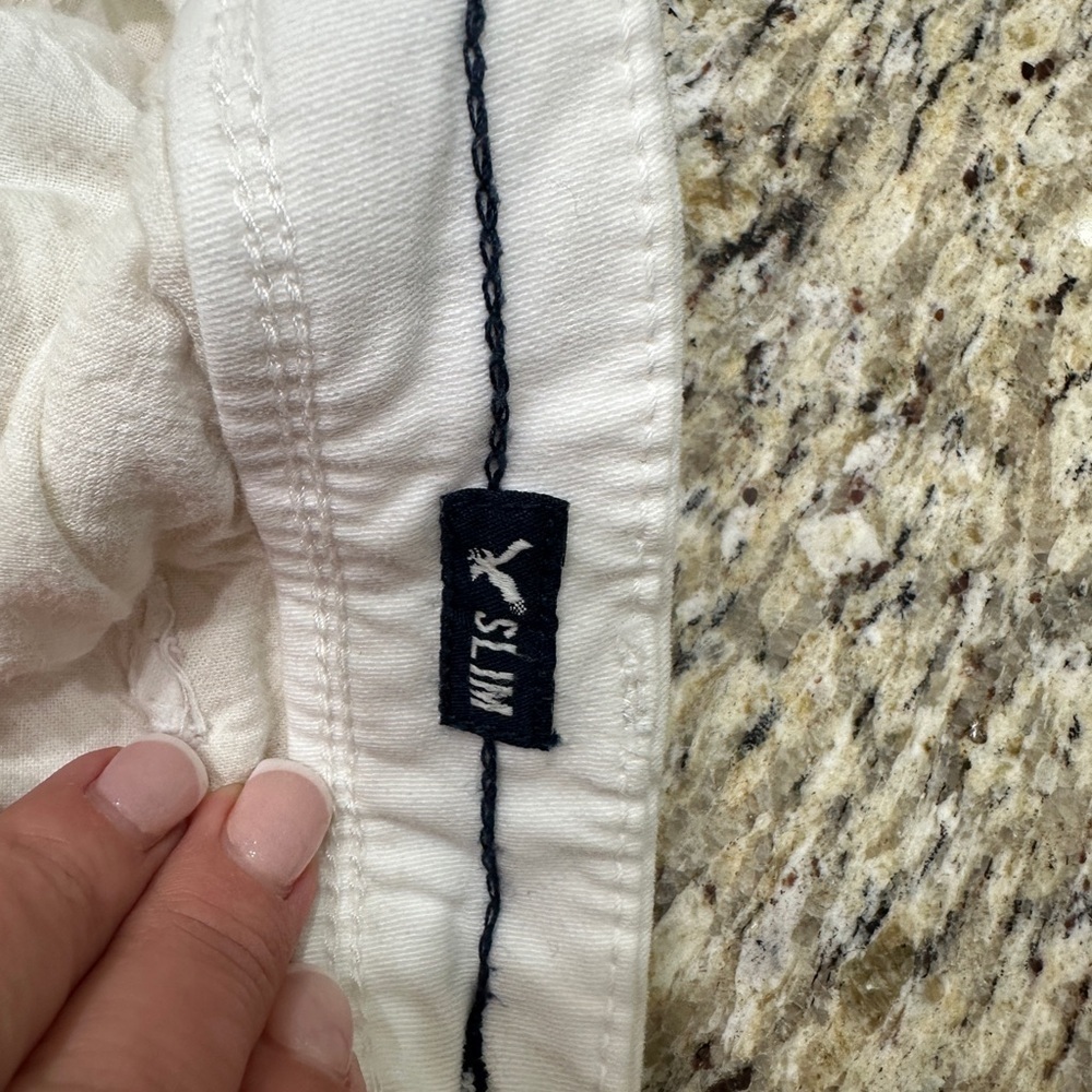 American Eagle Outfitters Men's White Shorts - Picture 4 of 5